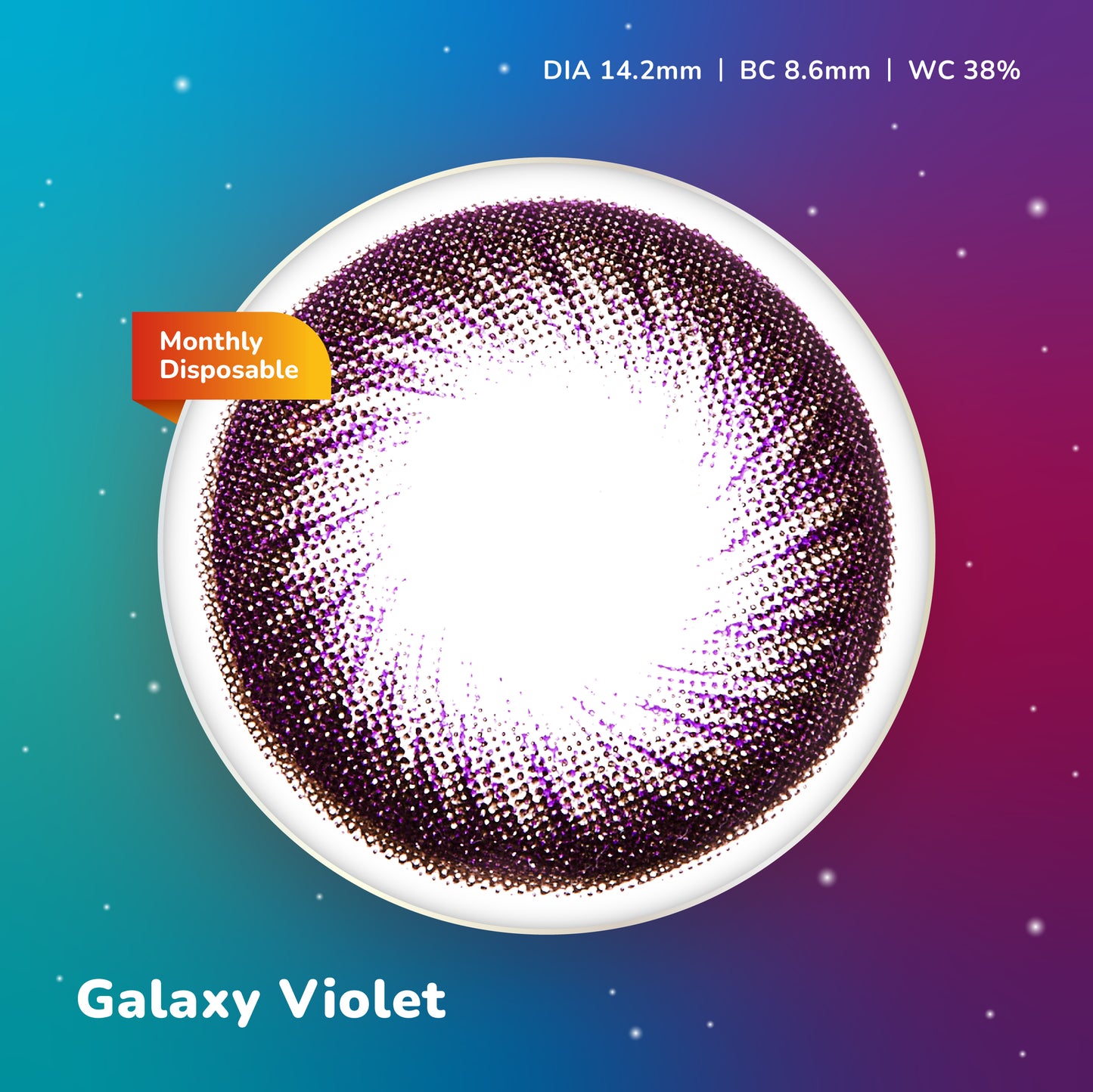 Moosi Lens - Galaxy Violet