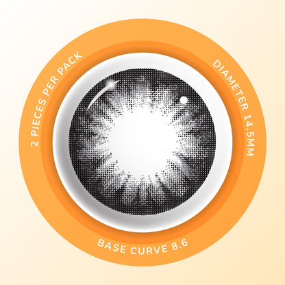 Moosi Lens - Starry Gray (3-mth contact lens)