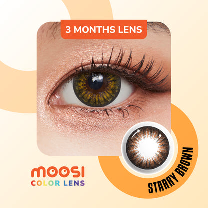 Moosi Lens - Starry Brown (3-mth contact lens)