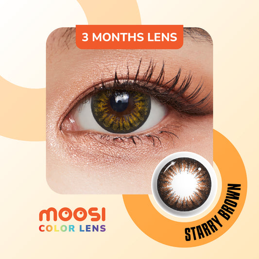 Moosi Lens - Starry Brown (3-mth contact lens)