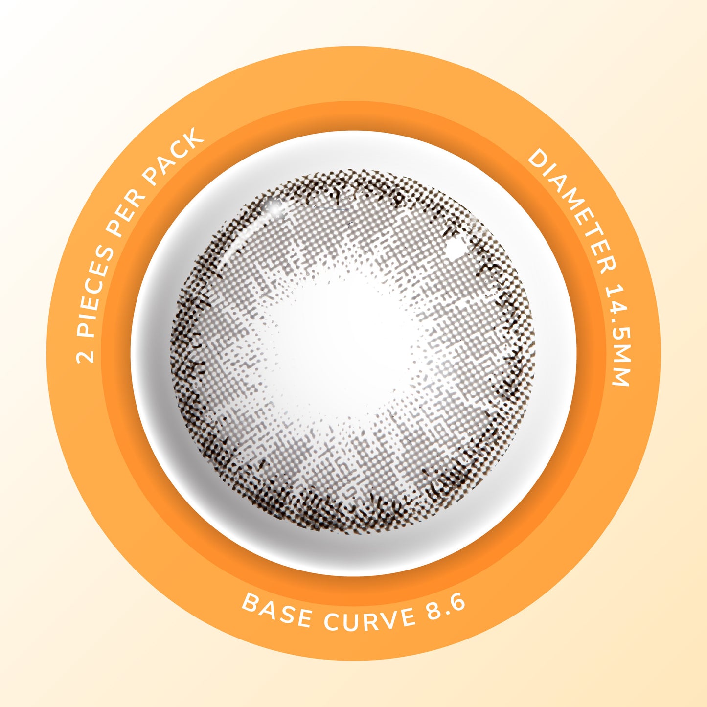 Moosi Lens - Le'luxe Gray (3-mth contact lens)