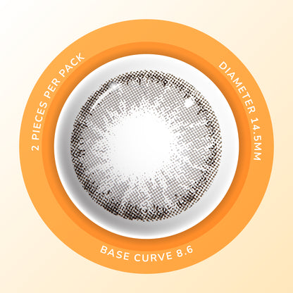 Moosi Lens - Le'luxe Gray (3-mth contact lens)