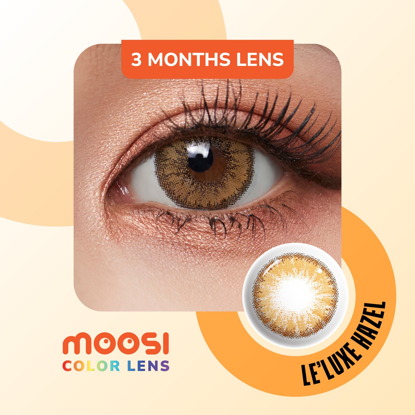 Moosi Lens - Le'luxe Hazel (3-mth contact lens)