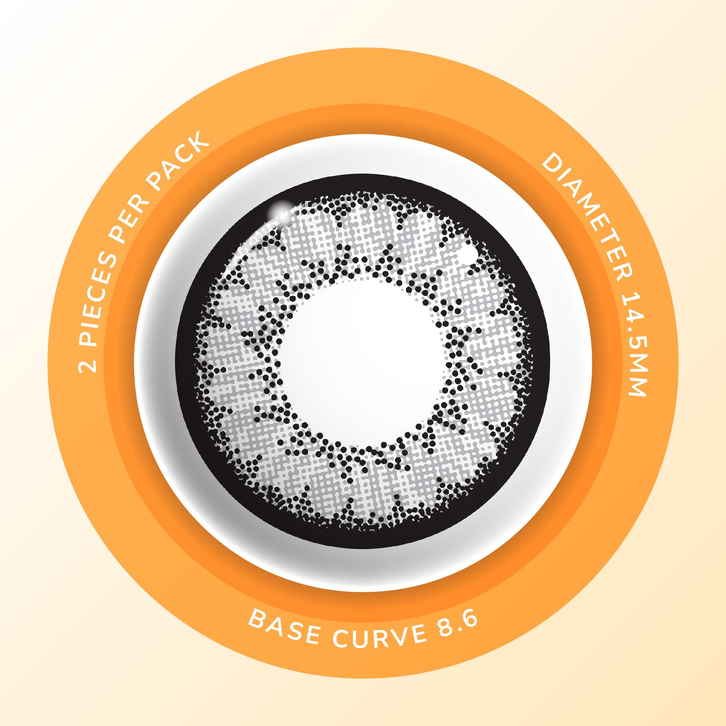 Moosi Lens - Gray (3-mth contact lens)