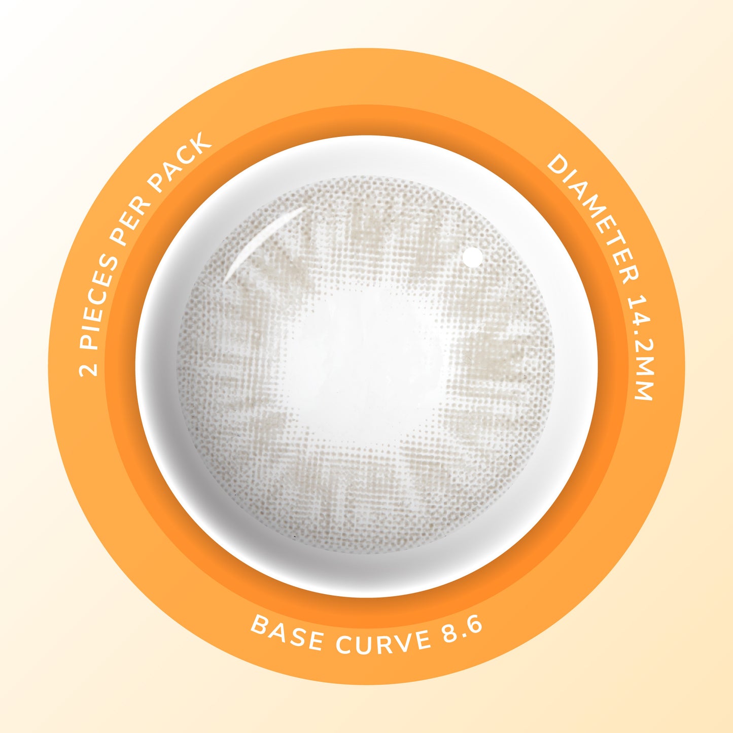 Moosi Lens - L'Amour Gray (3-mth contact lens)