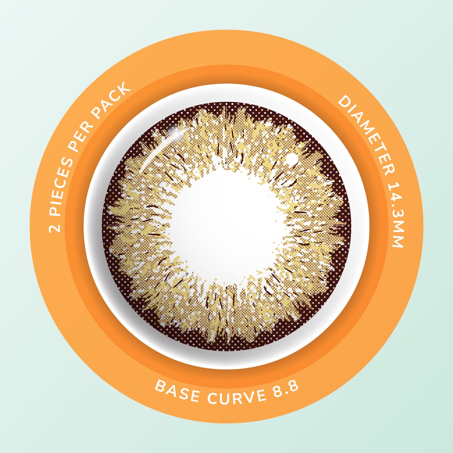 Moosi Lens - Golden Brown