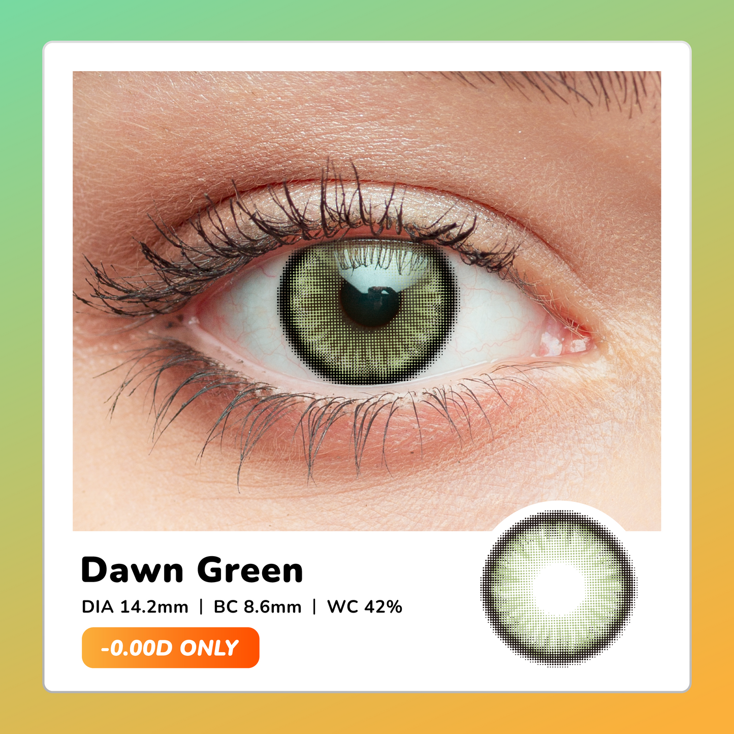 Moosi Lens - Dawn Green