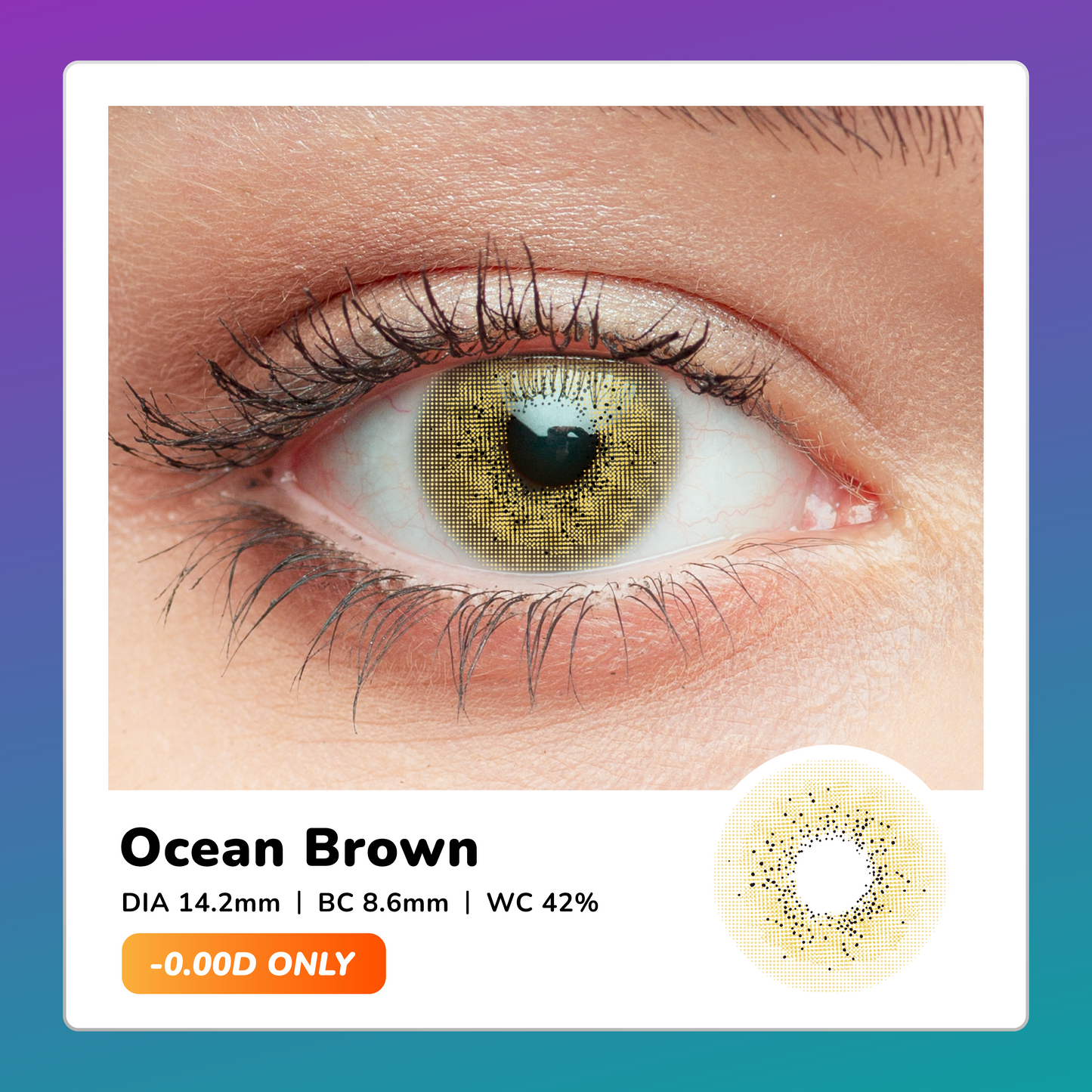 Moosi Lens - Ocean Brown