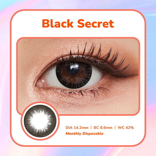 Moosi Lens - Black Secret (3-mth contact lens)
