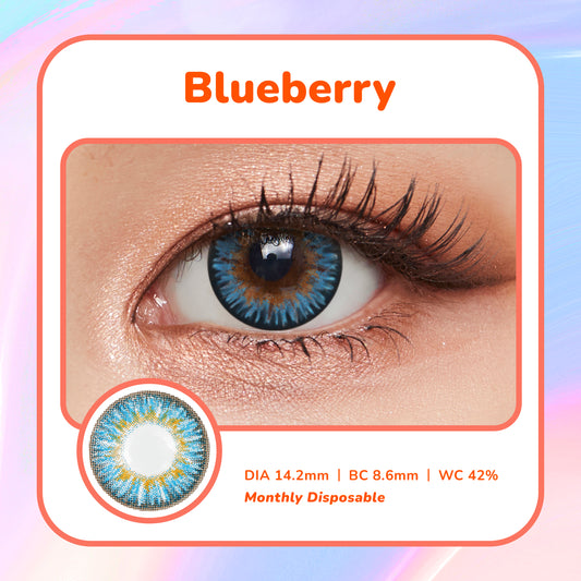 Moosi Lens - Blueberry (3-mth contact lens)