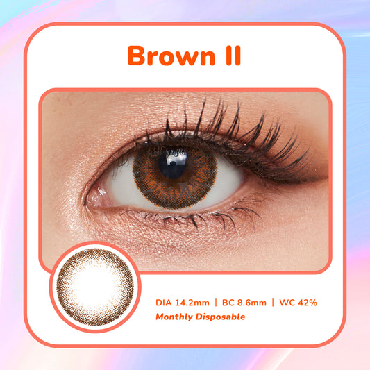 Moosi Lens - Brown II (3-mth contact lens)