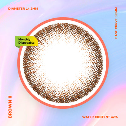 Moosi Lens - Brown II (3-mth contact lens)