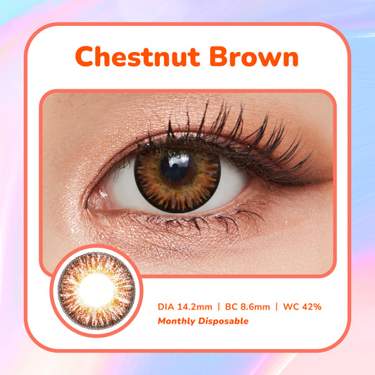 Moosi Lens - Chestnut Brown (3-mth contact lens)