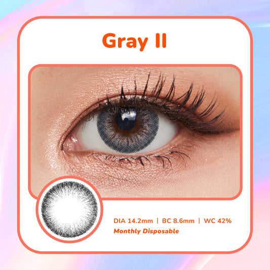 Moosi Lens - Gray II (3-mth contact lens)