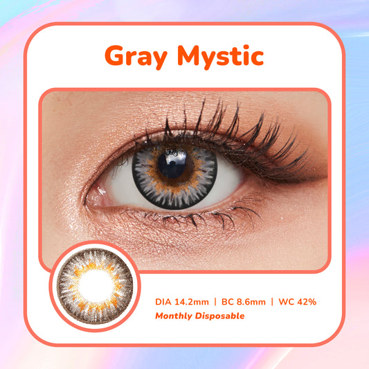 Moosi Lens - Gray Mystic (3-mth contact lens)