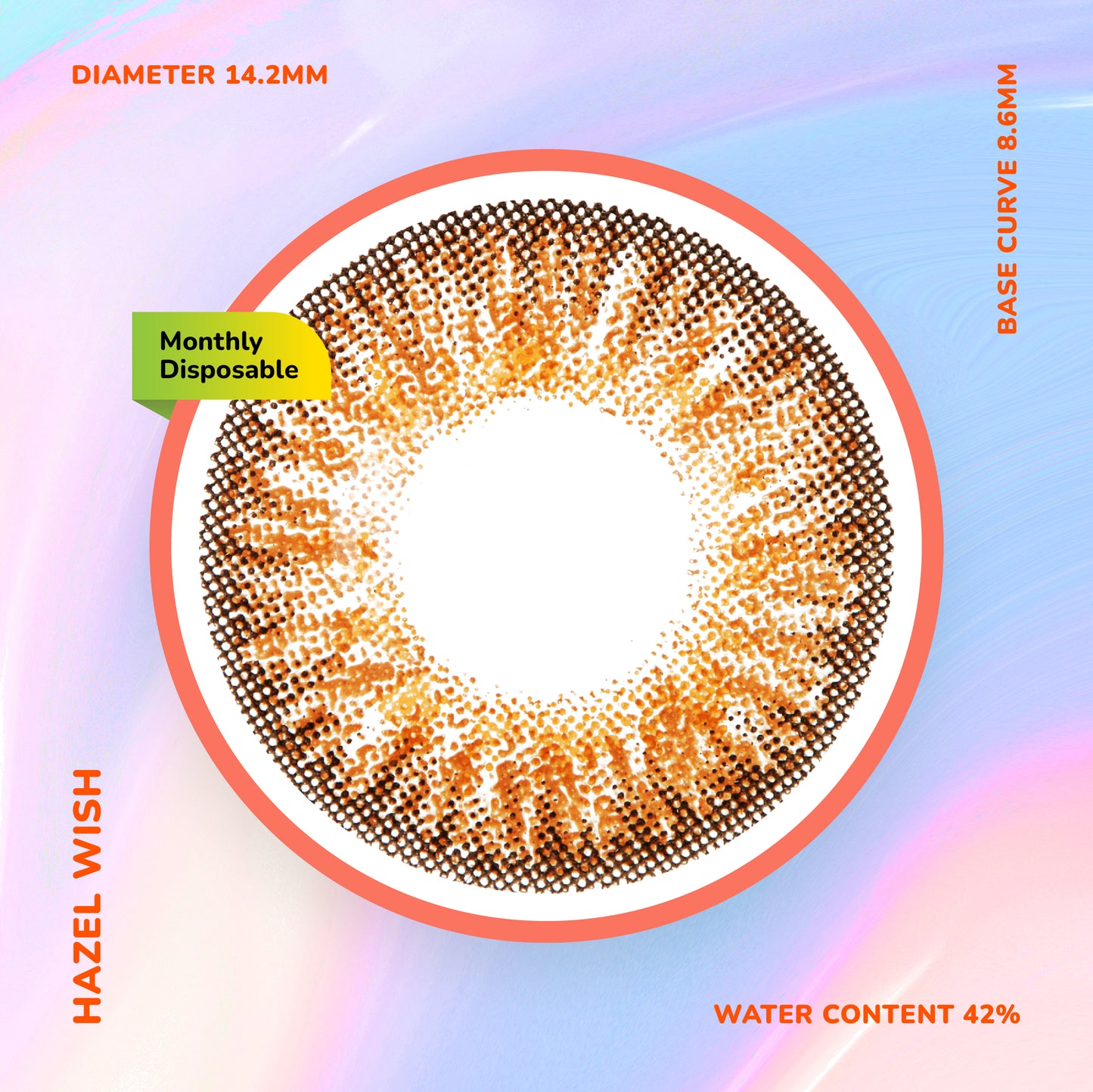 Moosi Lens - Hazel Wish (3-mth contact lens)