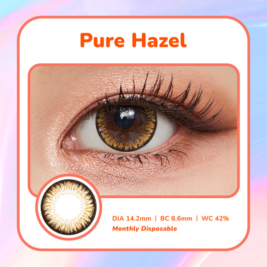 Moosi Lens - Pure Hazel (3-mth contact lens)