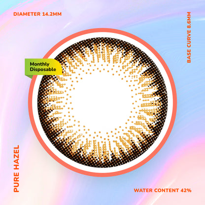 Moosi Lens - Pure Hazel (3-mth contact lens)