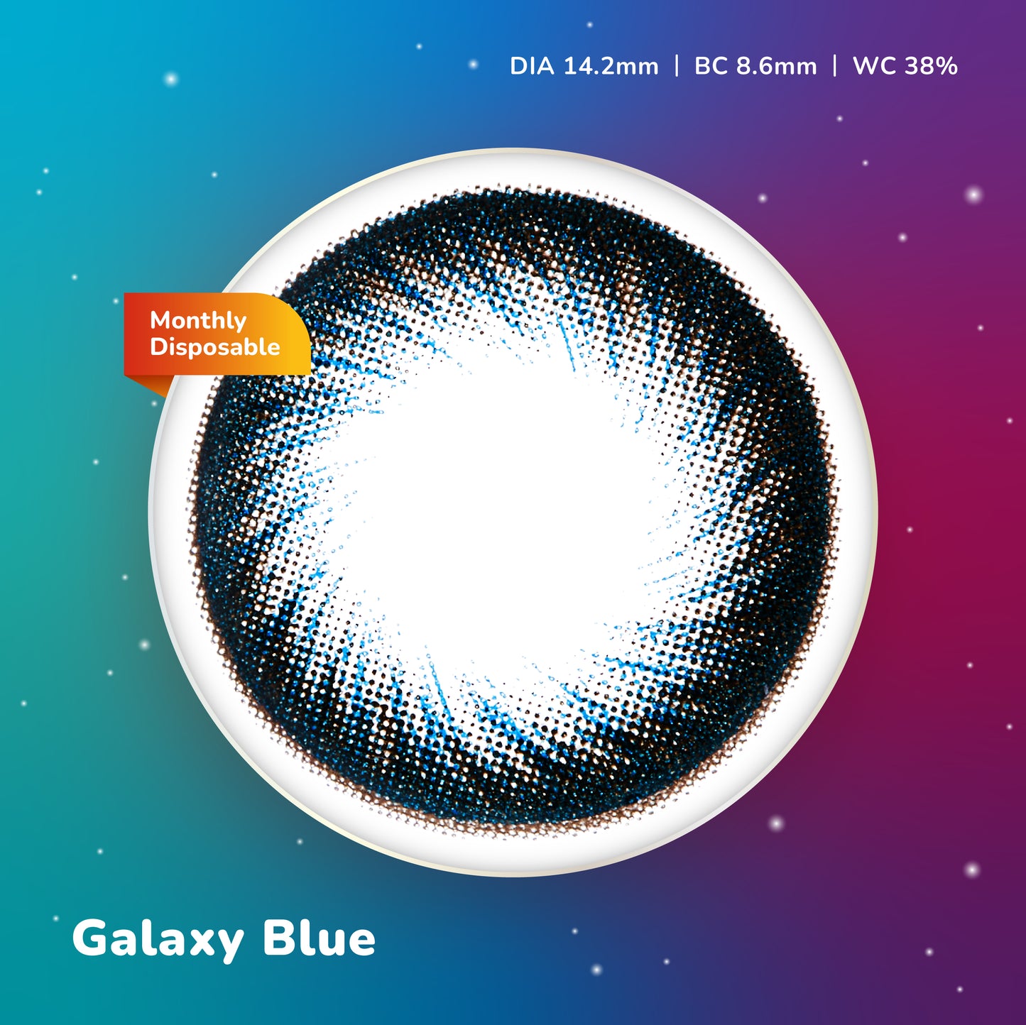 Moosi Lens - Galaxy Blue