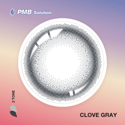 Pegavision Kaori Clove Gray - 10 pcs Daily Color Contact Lens with PMB Solution